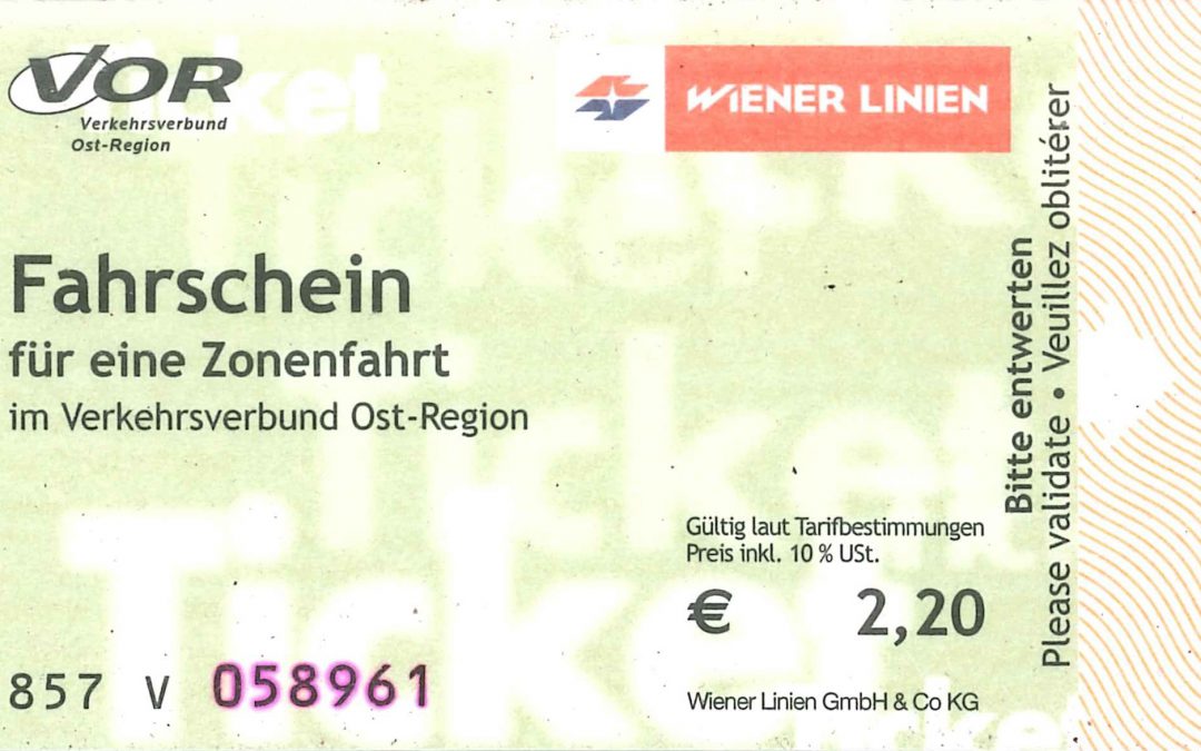 Fahrschein der Wiener Linien