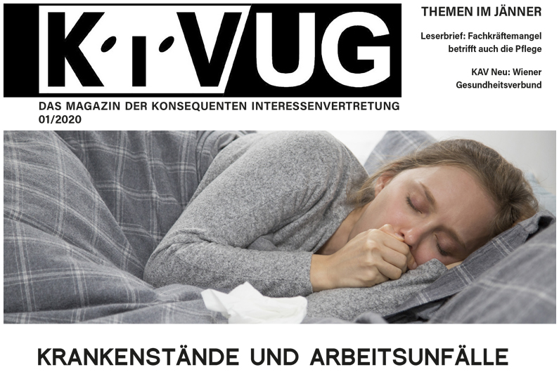 Titelbild des KIV-Magazin im Jänner 2020
